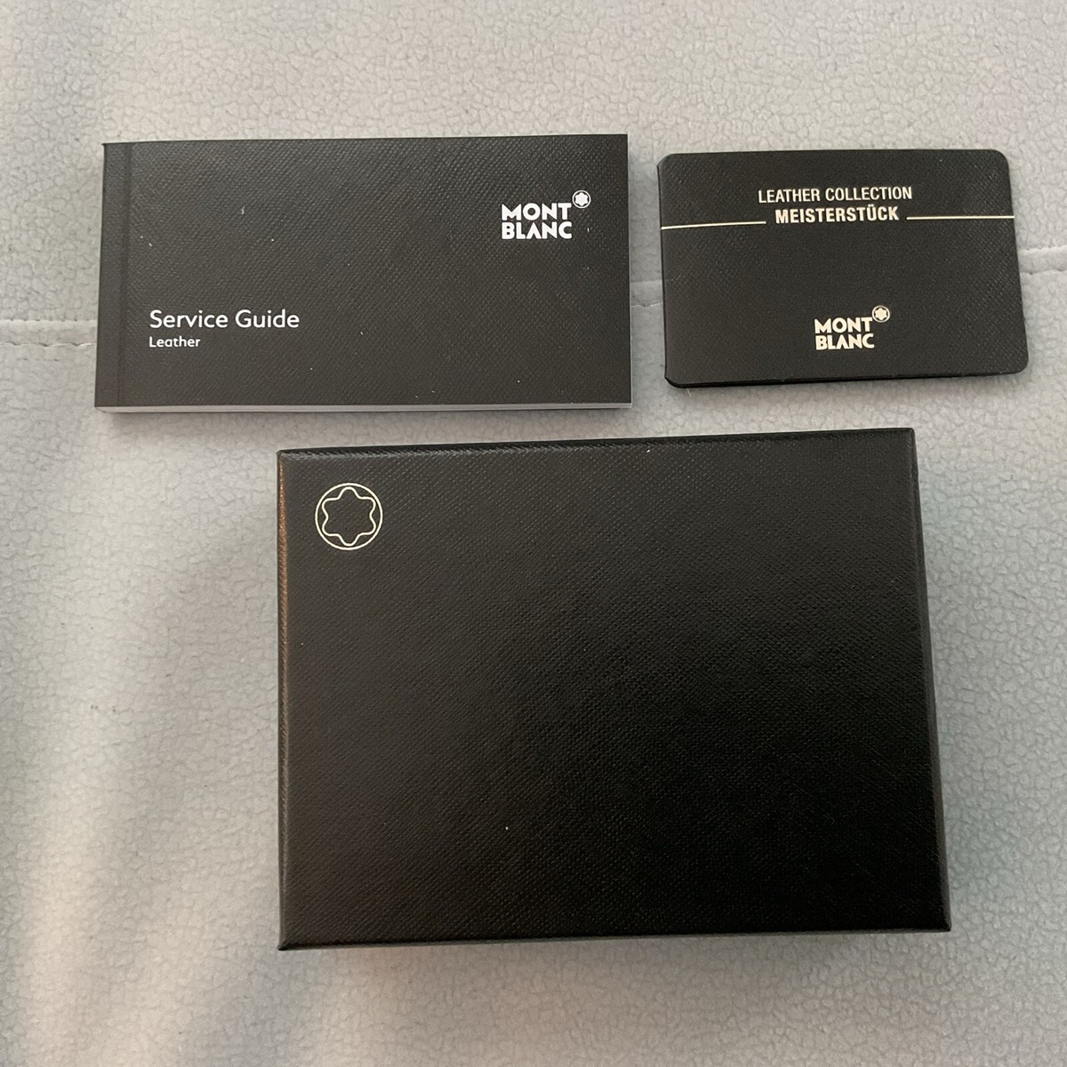 Montblanc Gift Box For Credit Card Leather Holder With
