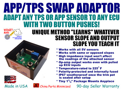 APP / TPS Accelerator / Throttle Position Swapper, match ANY sensor to any ECU