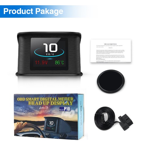 HUD Head Up Display GPS Auto Geschwindigkeitsmesser HUD Digital Tachometer LED - Bild 12 von 14