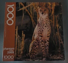 Vintage Springbok Puzzle 1000 pcs Phantom of the Forest Cheetah PZL5919