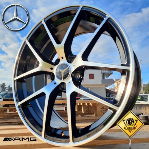 AMG Satz 4 Alufelgen 19 Doppelgröße passend für Mercedes C-Klasse W205 - Bild 1 von 14