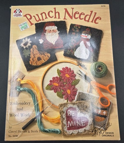 Design Originals Punch Needle #5270 Holiday Haynes Knoerr Embroidery Wool Work  - Picture 1 of 9