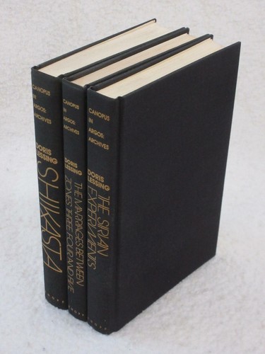 Lot of Doris Lessing CANOPUS IN ARGOS: ARCHIVES Vols 1 2 3 Alfred Knopf 1980 - Picture 12 of 12