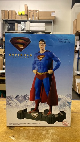 DC Superman Returns. Superman Maquette. Edizione Limitata 1076 Di 1750 DC Direct - Foto 1 di 6