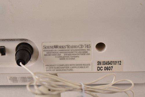 Cambridge Soundworks Radio CD-745 AM/FM CD/AUX Alarm Clock - READ - - Picture 7 of 10
