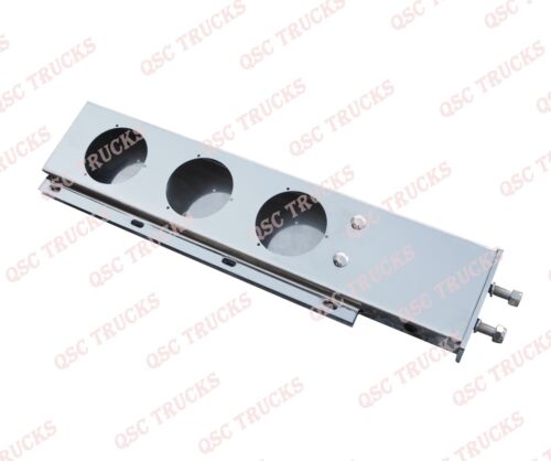 QSC 2.5" Stainless Steel Spring Loaded Mud Flap Hanger Pair + White 16 LED Light - Picture 2 of 10