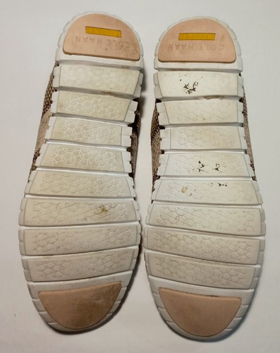 Cole Haan ZeroGrand OS Snake Skin Tan Suede Sneakers Shoes Women's Size 8,5 - Picture 8 of 11