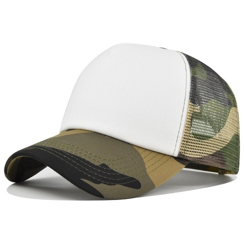 Blank Trucker Mesh Baseball Hat Hip Hop Breathable Snapback Cap - Picture 34 of 36