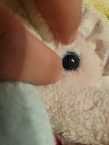 Rare HTF Vintage Eden? Terrycloth Plush Elephant Rattle Toy Pre owned Fast Ship - Picture 8 of 18