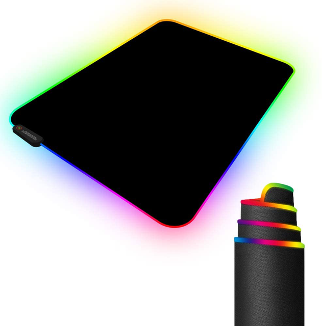 rgb light mouse pad