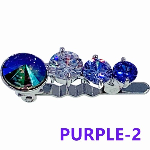 USA MOGHANT MAGNETIC BARRETTE HAIR CLIP HAIRPIN made with SWAROVSKI CRYSTAL 8 - Picture 11 of 11