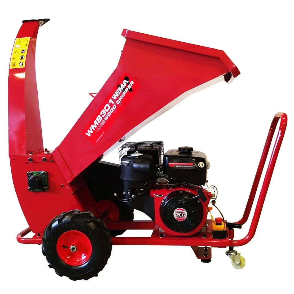 Holzhacker  Gartenhäcksler Benzinmotor 18 PS Schredder Holzschredder WMS 301 TOP - Bild 3 von 4