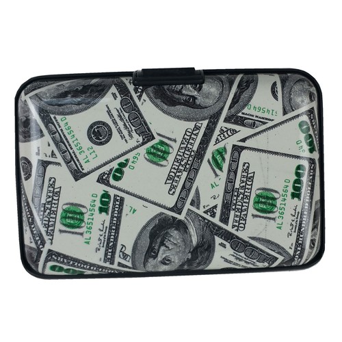 Business ID Credit Card Wallet Holder Aluminum covered Pocket Case Box - Picture 29 of 37