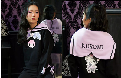 HELLO KITTY Kuromi  Sailor Jacket Hoodie Hooded Sweatshirt Sanrio Junior XS