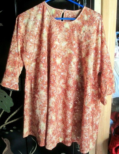hermosa blusa corte paraguas estilo nuevo se puede usar tiene túnica dres talla XL48 - Imagen 2 de 3