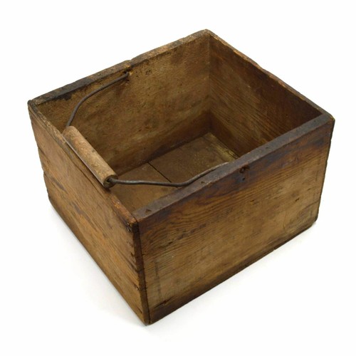 CAJA DE FRUTAS DE MADERA de colección con mango raro ""PASAS SIN SEMILLAS DE BONNER"" California - Imagen 7 de 12
