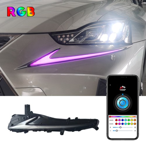 RGB Daytime Running Lights For 2017-2020 Lexus IS250/350/300 Start Up Animation - Picture 4 of 16