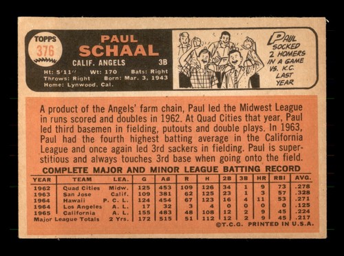 1966 TOPPS BASEBALL # 184 TO # 597 /SEE DROP DOWN MENU FOR CARD YOU WILL RECEIVE - Picture 202 of 334
