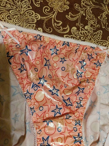 Vtg Satin Very Shiny String Bikini Panties Size Large - Imagen 4 de 9