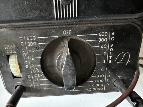 Vintage Bell System Telephone Ohmmeter Volt Ohm Meter Device KS-14510-L1 - Picture 5 of 8