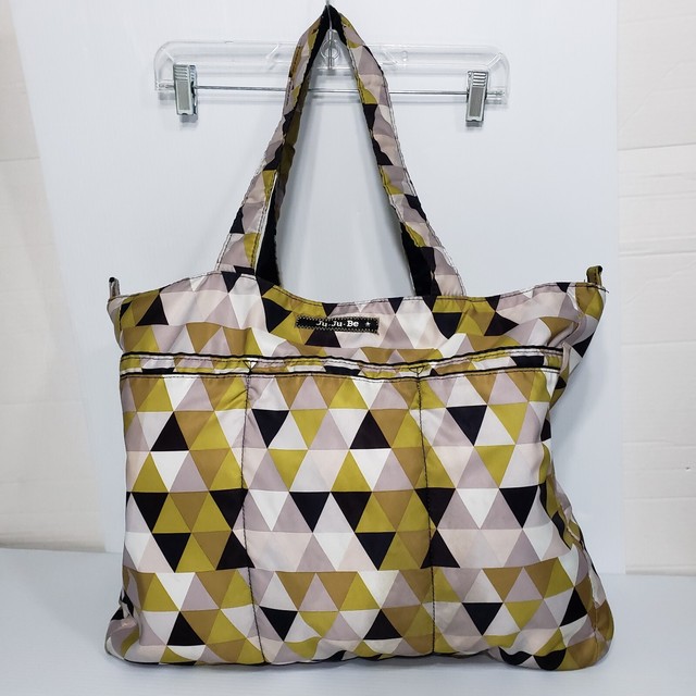 Jujube Geometric Large Diaper Bag Green Grey Black Multi Pockets 17x5x15 FV10663 Jujube Geometric Large Diaper Bag Green Grey Black Multi Pockets 17x5x15 FV10663