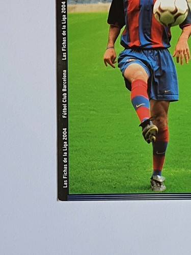 2003-04 Rafael Marquez 1st Year FC Barcelona #142 Mundicromo Fichas Liga rare - Picture 7 of 12