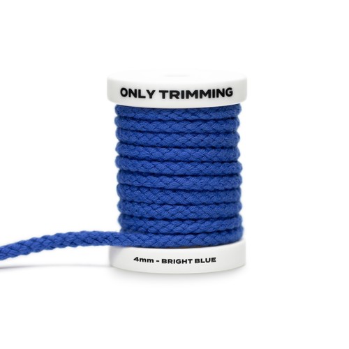 4mm 3/16 Inch Drawstring Braided Soft Cotton Cord Rope - Picture 57 of 75
