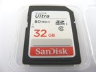 . . 32GB SDHC Ultra Class 10  80MB/s ( 32 GB SDHC Ultra ) SanDisk gebraucht . .