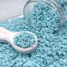 FAKE 5MM Light Blue Mouse Head, Animal Polymer Clay Sprinkle NOT EDIBLE D31-15