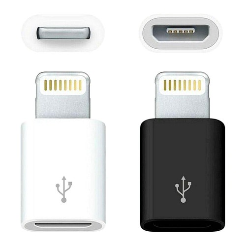 Neu Micro USB 8 Pin Ladegerät Adapter für iPhone iPad iOS Geräte Qualität UK USB - Bild 22 von 22
