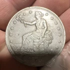 1876 San Francisco Trade Dollar $1 Silver Coin 900 Fine Circulated