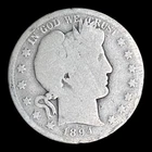 1894-S Barber Silver Half Dollar