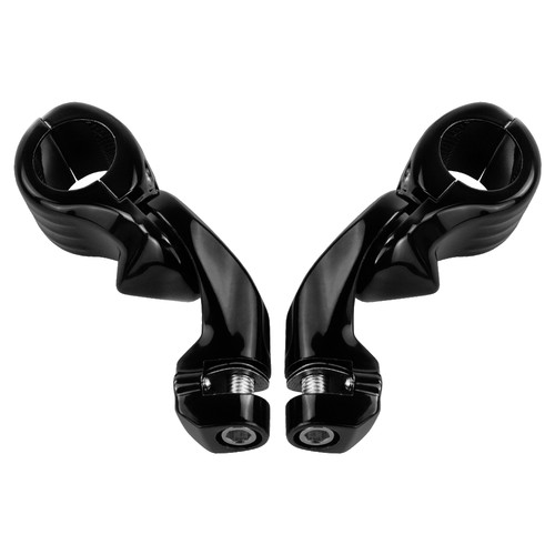 1-1/4" Highway Bar Foot Pegs Brackets For BMW / Triumph / Bobber / Scooter / ATV - Picture 2 of 7
