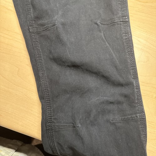 Carhartt Rugged Flex Canvas Pants Mens 31x31 Black &Grey Straight Fit BN2821 Lot - Picture 7 of 19