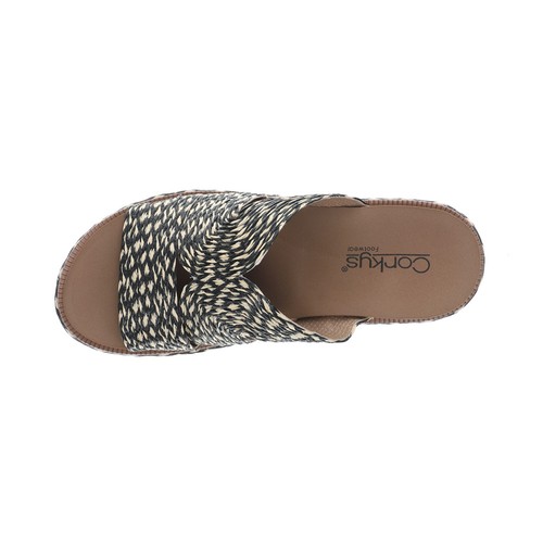 Corkys Golden Hour Wedge Womens Black Casual Sandals 41-0491-BLKC - Bild 4 von 5