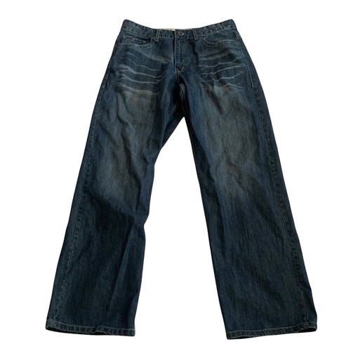 Ecko Unltd Men's Size 36x33 Y2K Baggy Fit Embroidered Denim Jeans - Picture 19 of 20