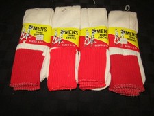4 Pair Vintage Tube Socks Men Size 9 - 14 NOS New Old Stock Desotacho