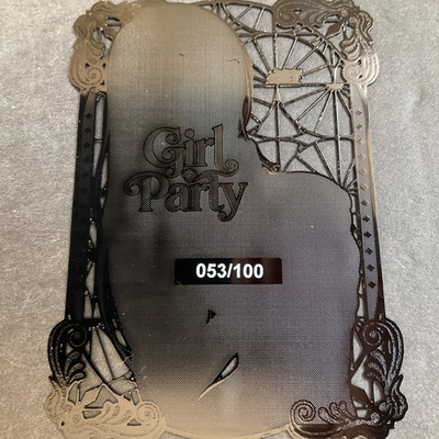 #ad Goddess Story Gold METAL Card Random Serial Number # 100 Tifa Final F $13.49