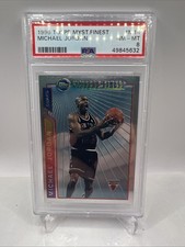 1996-97 Topps Mystery Finest Bordered Michael Jordan #M14 PSA 8 HOF