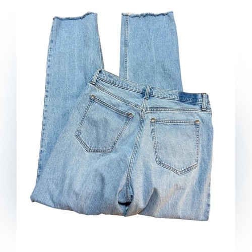 Abercrombie & Fitch The 90s Straight Ultra High Rise 12L/31 Medium Wash Raw Hem - Bild 10 von 11