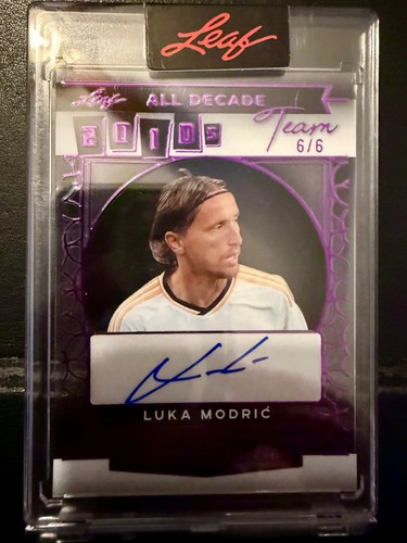 2025 Leaf Sports Heroes LUKA MODRIC All Decade Team Auto Autograph /6