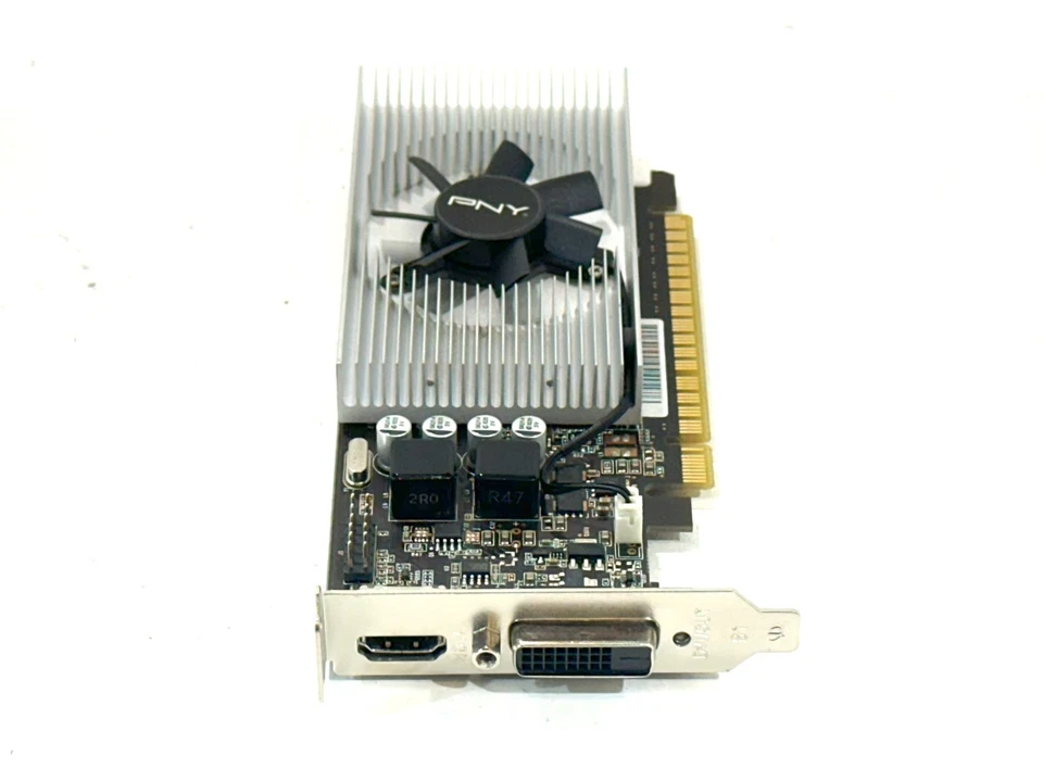 PNY NVIDIA GeForce GT 730 1GB GDDR5 PCIe Graphics Card P/N: VCGGT7301D5LXPB - Image 3 of 4