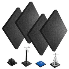  Leveling Jack Flex Pads - 8.5" Rubber Jack Pads Non-Slip and 8.5" (4-pack)