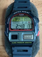Casio BP100 Blood Pressure Monitor Watch 1992 Vintage Japan Retro Timepiece