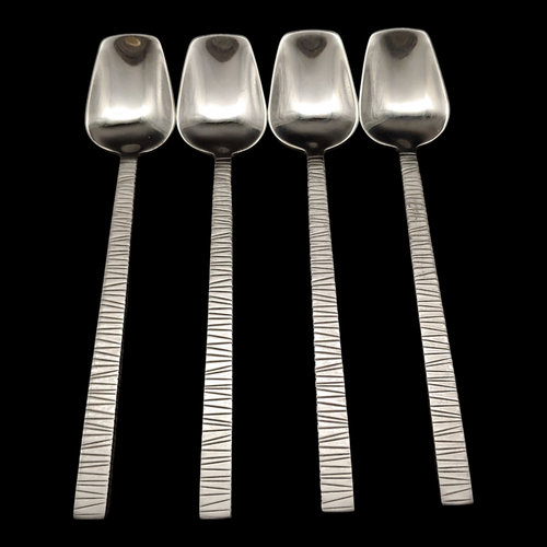 4 Gourmet Settings Cypress Dinner Soup Spoons - 8" Stainless Steel 18/8