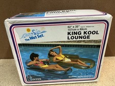 NOSVTG Intex Gold King Kool Lounge Pool Raft ...