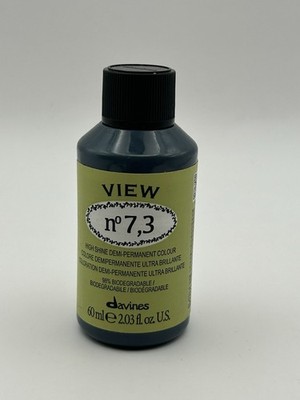 Davines VIEW 7,3 Warm Blonde High Shine Liquid Demi Permanent Hair Color