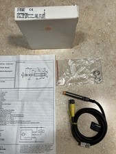 IFM EFECTOR INDUCTIVE PROXIMITY SWITCH IF8502, SUPPLY 10-36VDC, 3 WIRE NPN N.O.