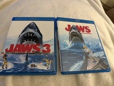 Jaws 3 (Blu-ray, 1983) Jaws the Revenge (Blu-Ray, 1987) Bundle Ships Fast
