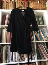 & Other Stories Black Velvet Tunic Dress Size 16 BNWOT
